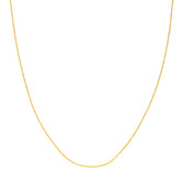 14k Yellow Gold Singapore Chain with Lobster Lock